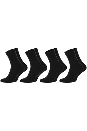 Chili Lifestyle Diabetikersocken Bestcare Gesundheitssocken Herren Damen kurze schwarze Baumwollsocken (Multipack, 4-Paar, ein Design) Weichbund ohne Gummidruck - Verkäufer: ChiliLifestyle
