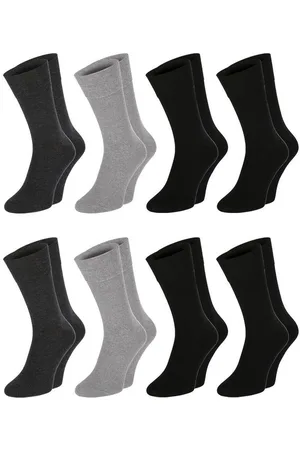 Chili Lifestyle Diabetikersocken Bestcare Gesundheitssocken Herren Damen schwarz grau blau Baumwolle (Multipack, 8-Paar, 4 Farben) Weichbund ohne Gummidruck - Verkäufer: ChiliLifestyle