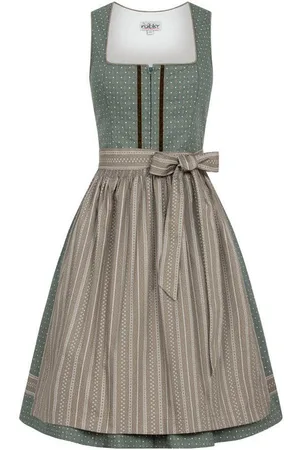 Nübler Trachtenkleid Midi Dirndl Franzi in Salbei von - Verkäufer: Trachtenhof