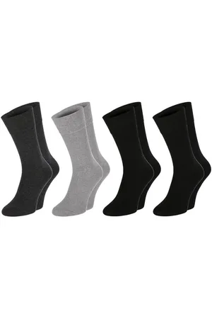 Chili Lifestyle Diabetikersocken Bestcare Gesundheitssocken Herren Damen schwarz grau blau Baumwolle (Multipack, 4-Paar, ein Design) Weichbund ohne Gummidruck - Verkäufer: ChiliLifestyle