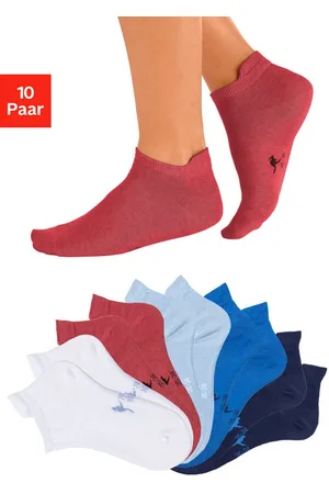 KangaROOS Sneakersocken (Packung, 10-Paar) mit verlängertem Bündchen hinten