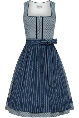Nübler Trachtenkleid Midi Dirndl Franzi in Grafit von - Verkäufer: Trachtenhof