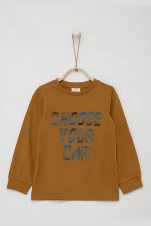 QS by s.Oliver Langarmshirt Longlseeve mit gummiertem Schriftprint - Verkäufer: