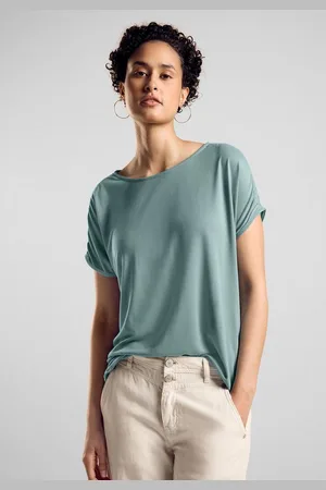 Street one Shirttop mit Raffung