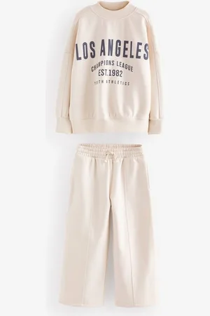 Next Shirt & Leggings Slogan-Sweatshirt und Jogginghose mit weitem Bein (2-tlg) - Verkäufer: Germany GmbH