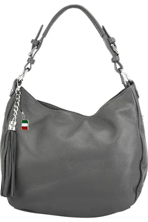 Florence Shopper D2OTF134X Hobo-Bag Schultertasche colore (Schultertasche, Shopper), Damen Tasche Echtleder , Made-In Italy - Verkäufer: Fit4Style Silberschmuck - IMPPAC