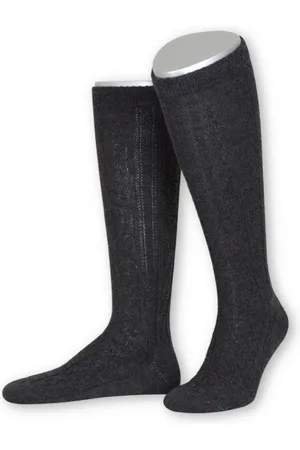 LUSANA Trachtensocken Trachten Kniestrümpfe - L4910 - anthrazit, jägeroliv, trachtenbraun - Verkäufer: Alpenwahnsinn Tracht & Lifestyle