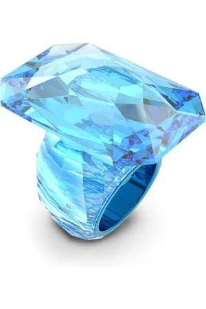 Swarovski Solitärring Lucent cocktail ring Oversized Octagon cut, Blue - Verkäufer: Schreiter-Muenchen