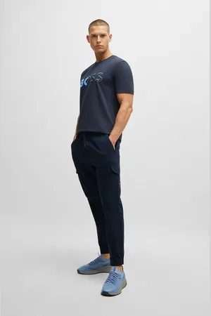 HUGO BOSS Cargohose T_Urbanex-CargoLight mit elastischem Bund und Kordelzug