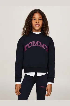 Tommy Hilfiger Sweatshirt TOMMY DOT FOIL CN SWEATSHIRT mit Logo-Foliendruck