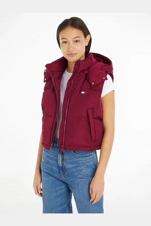 Tommy Hilfiger Steppweste TJW CRP ALASKA PUFFER VEST in modischer Cropped Form, Puffer