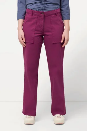 Ulla Popken Regular-fit-Jeans Color-Jeans Mary weites Bein Biobaumwolle - Verkäufer: Popken Fashion Group