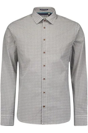 No Excess Langarmhemd mit All-Over Print