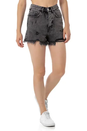 Redbridge Jeanshotpants Red Bridge Damen Jeans Shorts kurze Hose Frayed Hot Pants Destroyed Effekte - Verkäufer: ChillDeal