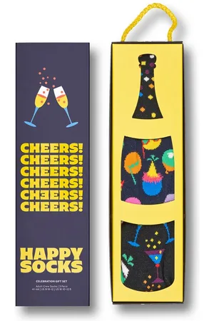 Happy Socks Langsocken (2er Pack) mit Partymotiv