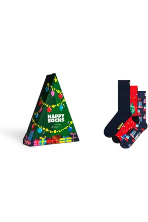 Happy Socks Langsocken (3er Pack) mit festlichen Motiven