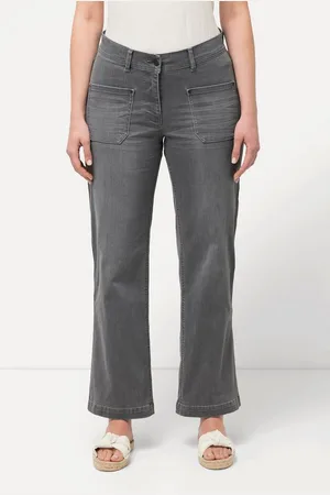 Ulla Popken Regular-fit-Jeans Jeans Mary weites Bein recycelt - Verkäufer: Popken Fashion Group
