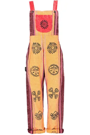GURU-SHOP Relaxhose Latzhose, Ethno Style Boho oversize Einteiler,.. alternative Bekleidung - Verkäufer: