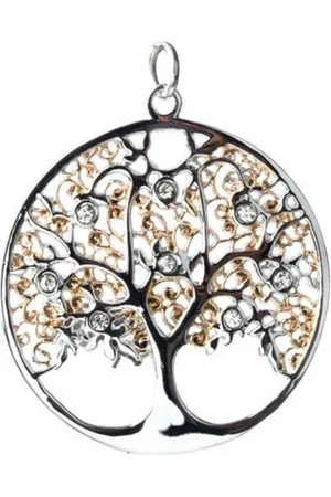 etNox Amulett Anhänger „Lebensbaum“ Edelstahl bicolor - Verkäufer: Order & Smile