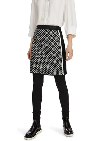 Marc Cain Minirock Zip It Premium Damenmode Schmaler Minirock Knitted In Germany