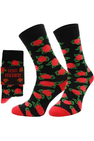 Chili Lifestyle Freizeitsocken ROSE Lustige Socken mit Spruch Banderole als Geschenksocken (Paar, 1-Paar, Mit Spruchbanderole) Weichbund ohne Gummidruck - Verkäufer: ChiliLifestyle