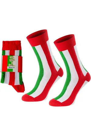 Chili Lifestyle Freizeitsocken PASTA Lustige Socken mit Spruch Banderole als Geschenksocken (Paar, 1-Paar, Mit Spruchbanderole) Weichbund ohne Gummidruck - Verkäufer: ChiliLifestyle