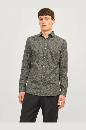 JACK & JONES Langarmhemd JPRBLABLACKPOOL STRETCH LS SHIRT SN