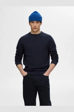 SELECTED Strickpullover SLHROSS LS KNIT STRUCTURE CREW NECK NOOS