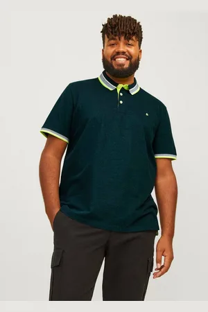 JACK & JONES Poloshirt JJEPAULOS POLO SS NOOS PLS mit Logo Stickerei