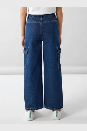 NAME IT Weite Jeans NKFROSE HW WIDE CARGO JEANS 6190-BS NOOS