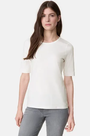 Gerry Weber Kurzarmshirt T-Shirt mit Satinblende - Verkäufer: E- Digital GmbH