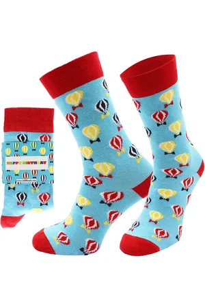 Chili Lifestyle Freizeitsocken HAPPY Lustige Socken mit Spruch Banderole als Geschenksocken (Paar, 1-Paar, Mit Spruchbanderole) Weichbund ohne Gummidruck - Verkäufer: ChiliLifestyle