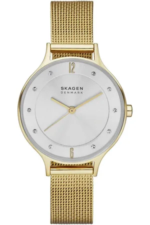 Skagen Quarzuhr ANITA LILLE SKW2150, Armbanduhr, Damenuhr, Edelstahlarmband, Mineralglas, analog