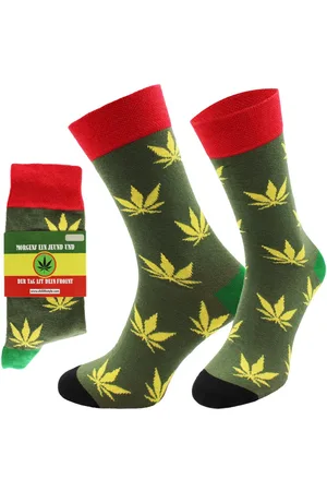 Chili Lifestyle Freizeitsocken JOINT Lustige Socken mit Spruch Banderole als Geschenksocken (Paar, 1-Paar, Mit Spruchbanderole) Weichbund ohne Gummidruck - Verkäufer: ChiliLifestyle