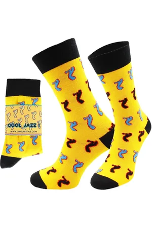 Chili Lifestyle Freizeitsocken JAZZ Lustige Socken mit Spruch Banderole als Geschenksocken (Paar, 1-Paar, Mit Spruchbanderole) Weichbund ohne Gummidruck - Verkäufer: ChiliLifestyle