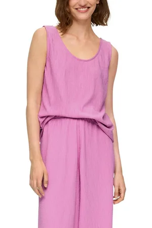 QS by s.Oliver Shirttop mit offenem Saum