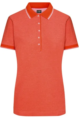 James & Nicholson Poloshirt Doppelpack Damen Polo in trendiger bicolor-Optik Ladies