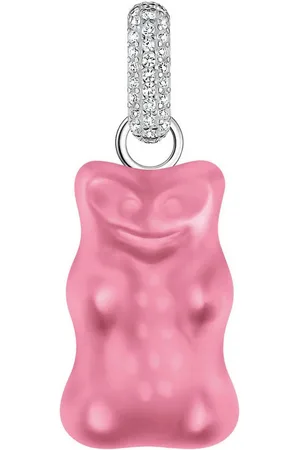 Thomas Sabo Kettenanhänger x HARIBO Schmuck: Großer Anhänger Goldbär, mit Kristallglas, Zirkonia (synth)