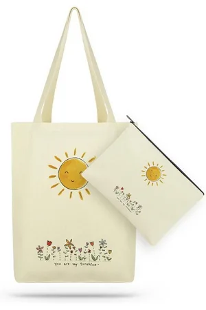 Lucky Bees Tragetasche 100% COTTON, 35 x 40 x 8 cm G1180 - Verkäufer: HanaH