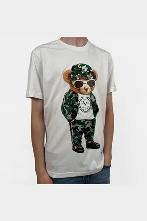 19V69 Italia T-Shirt - Shirt mit Bär - Kurzarm - T-SHIRT R-NECK - RAFAEL - Verkäufer: Schneider Fashion Store