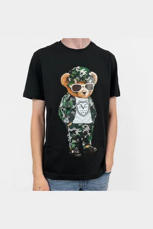 19V69 Italia T-Shirt - Shirt mit Bär - Kurzarm - T-SHIRT R-NECK - RAFAEL - Verkäufer: Schneider Fashion Store