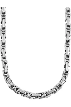 Karma Edelstahlkette Herren Halskette Edelstahl Silber Königskette massiv (Herrenkette Männerkette, 55 cm 60 cm 70 cm oder 80 cm), Herrenhalskette modern Edelstahlhalskette ohne Anhänger - Verkäufer: Sanixa