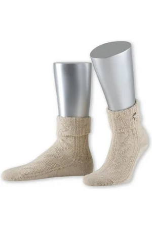 LUSANA Trachtensocken Trachtensocken - EDELWEISS - melange, braunmeliert - Verkäufer: Alpenwahnsinn Tracht & Lifestyle