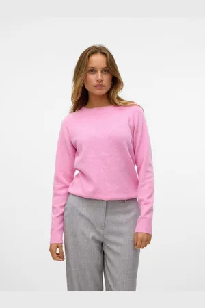 VERO MODA Rundhalspullover VMDOFFY LS O-NECK BLOUSE GA NOOS