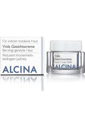 ALCINA Tagescreme Viola Gesichtscreme 50 ml Packung, Gesichtscreme mit Guaiazulene und Vitamin E beruhigt reizbare Haut. - Verkäufer: fh24.shop