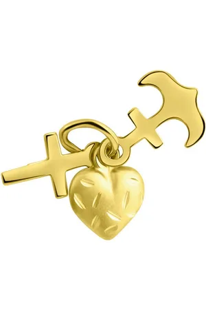 ELLEN K. Kettenanhänger 375/- Gelbgold Glaube,Liebe,Hoffnung