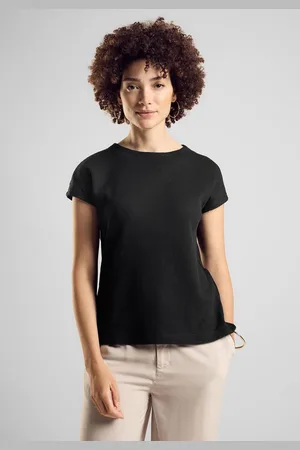 Street one Shirttop in Strick-Optik