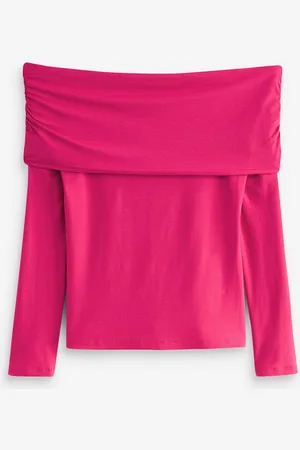 Next Langarmshirt Langärmeliges, schulterfreies Bardot-Oberteil (1-tlg) - Verkäufer: Germany GmbH