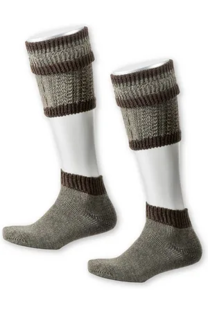 LUSANA Trachtensocken Loferl - L4291 - mittelbeigemeliert/braun - Verkäufer: Alpenwahnsinn Tracht & Lifestyle