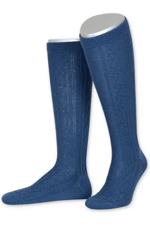 LUSANA Trachtensocken Trachten Kniestrümpfe - L4910 - lodengrün, schwarz, stahlblau - Verkäufer: Alpenwahnsinn Tracht & Lifestyle